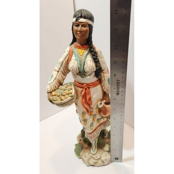Vtg Universal Statuary Corp Native American Woman w/Baby Signed Kendric 1978 - Picture 14 of 15